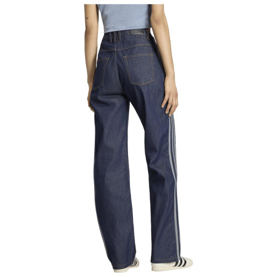 Adidas Γυναικείο παντελόνι Denim Firebird Mid-Rise Straight Pants